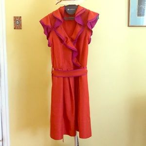 Marc by Marc Jacobs silk ruffle dress, size 8